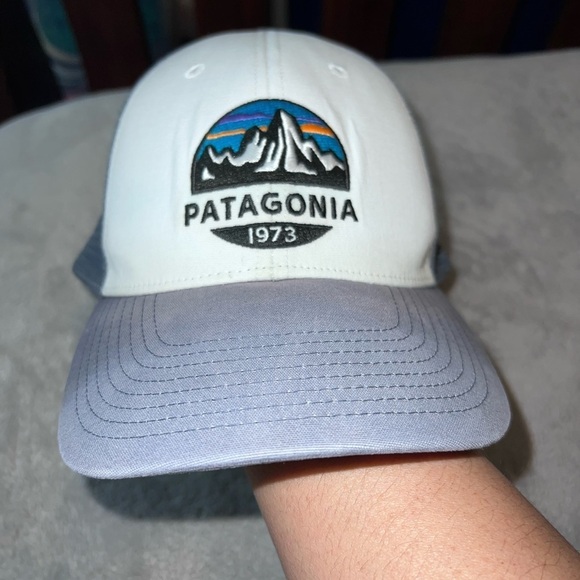 PATAGONIA Fitz Roy Scope 1973 Cap Logo Mesh Snapback Trucker Baseball Hat - Picture 1 of 10